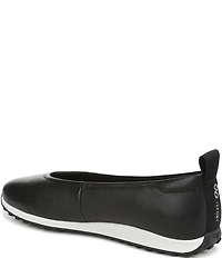 Naturalizer 27 EDIT Carla Sport Leather Round Toe Casual Ballet Flats