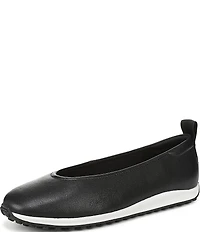 Naturalizer 27 EDIT Carla Sport Leather Round Toe Casual Ballet Flats