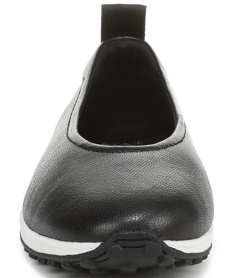 Naturalizer 27 EDIT Carla Sport Leather Round Toe Casual Ballet Flats