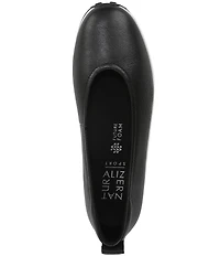 Naturalizer 27 EDIT Carla Sport Leather Round Toe Casual Ballet Flats