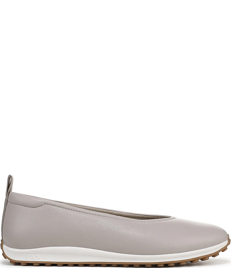 Naturalizer 27 EDIT Carla Sport Leather Round Toe Casual Ballet Flats