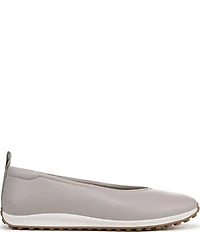 Naturalizer 27 EDIT Carla Sport Leather Round Toe Casual Ballet Flats