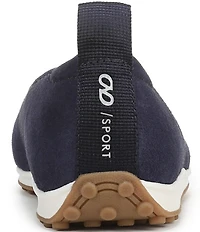 Naturalizer 27 EDIT Carla Sport Suede Round Toe Casual Ballet Flats