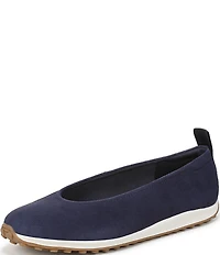 Naturalizer 27 EDIT Carla Sport Suede Round Toe Casual Ballet Flats
