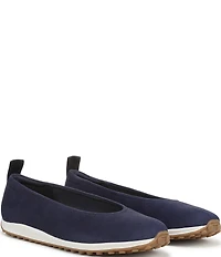 Naturalizer 27 EDIT Carla Sport Suede Round Toe Casual Ballet Flats