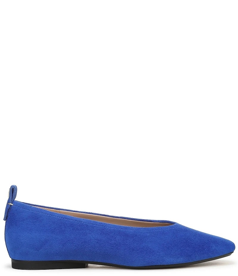 Naturalizer 27 EDIT Carla Suede Square Toe Ballet Flats
