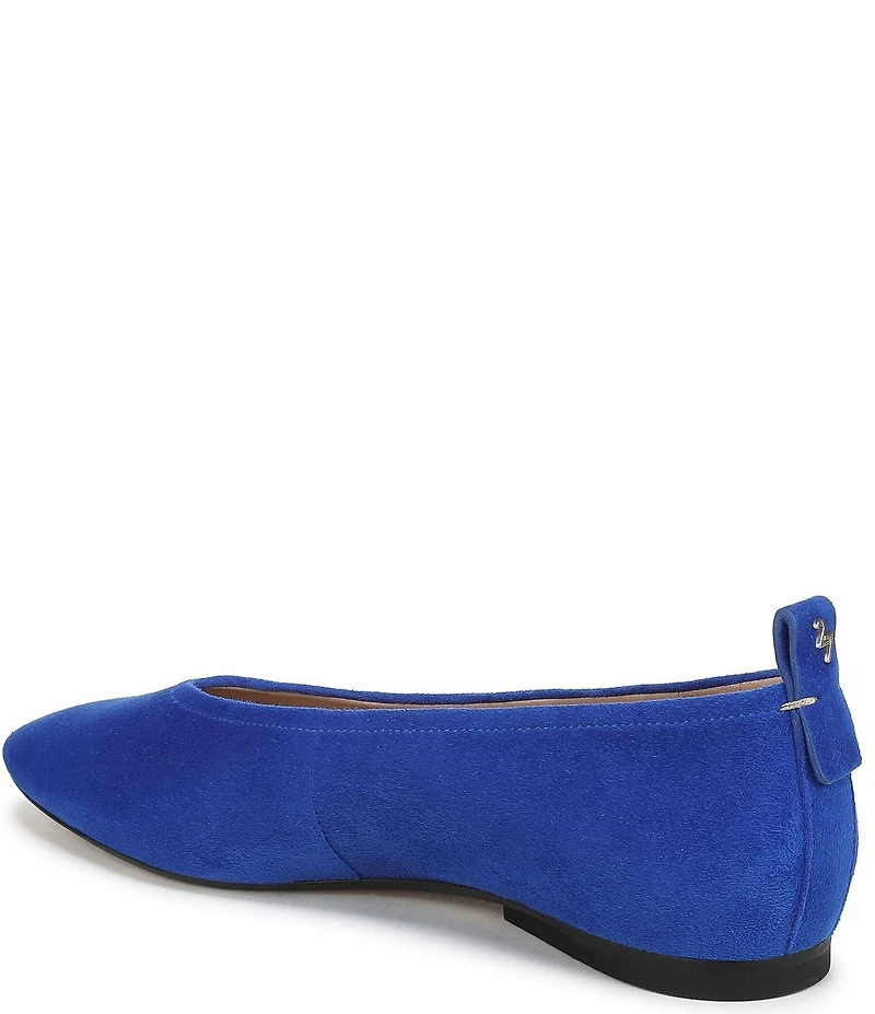 Naturalizer 27 EDIT Carla Suede Square Toe Ballet Flats
