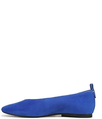 Naturalizer 27 EDIT Carla Suede Square Toe Ballet Flats