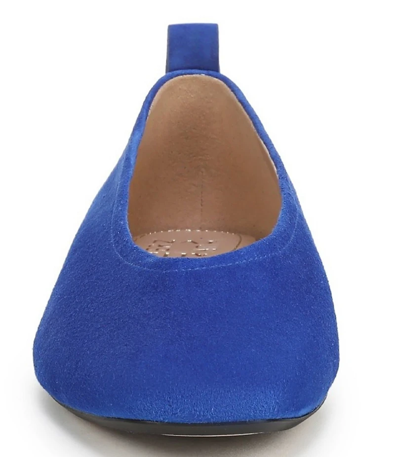 Naturalizer 27 EDIT Carla Suede Square Toe Ballet Flats