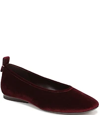 Naturalizer 27 Edit Carla Velvet Square Toe Ballet Flats