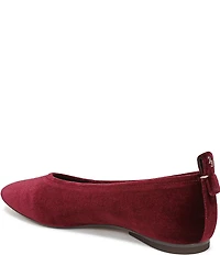 Naturalizer 27 Edit Carla Velvet Square Toe Ballet Flats
