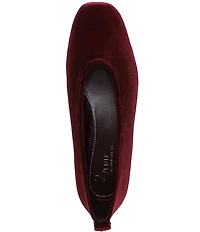 Naturalizer 27 Edit Carla Velvet Square Toe Ballet Flats