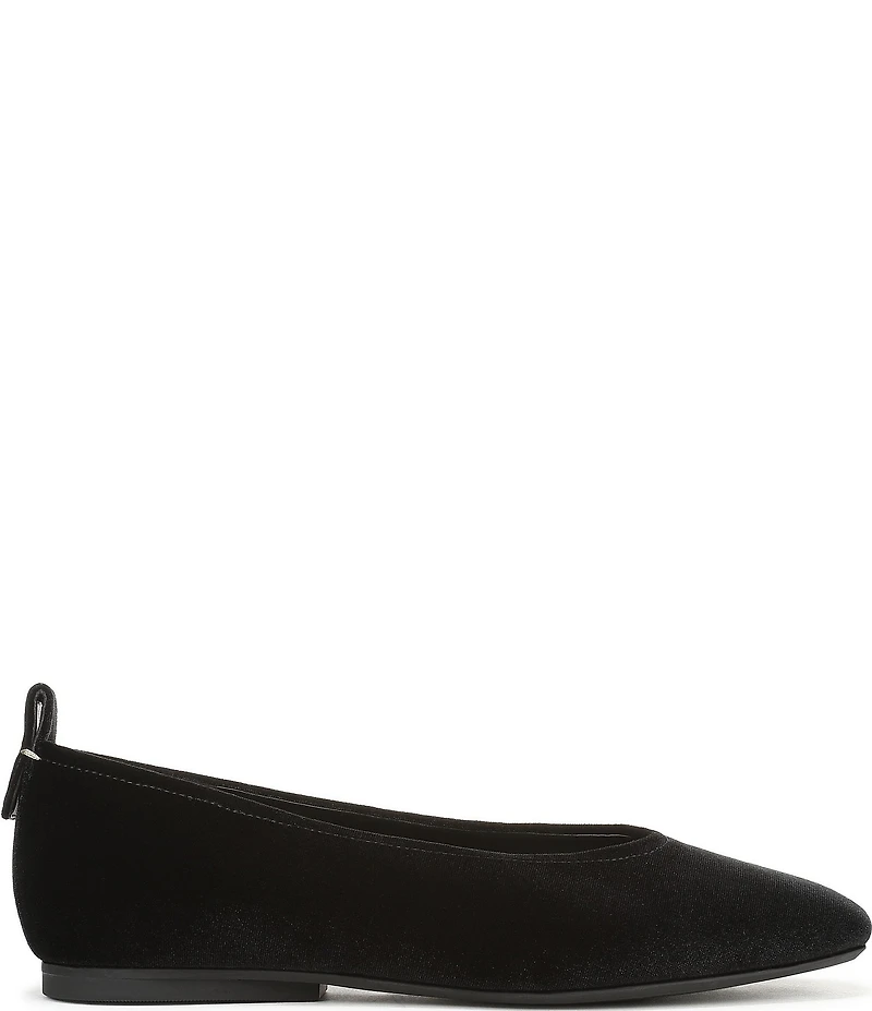 Naturalizer 27 Edit Carla Velvet Square Toe Ballet Flats