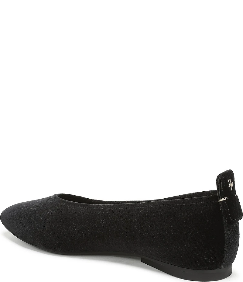 Naturalizer 27 Edit Carla Velvet Square Toe Ballet Flats