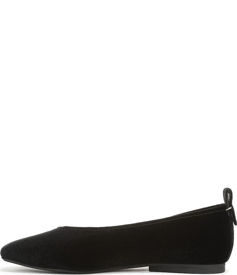 Naturalizer 27 Edit Carla Velvet Square Toe Ballet Flats