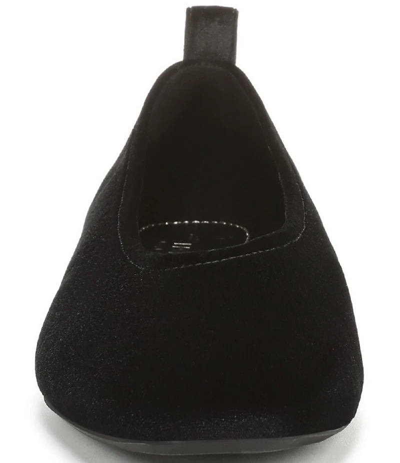 Naturalizer 27 Edit Carla Velvet Square Toe Ballet Flats