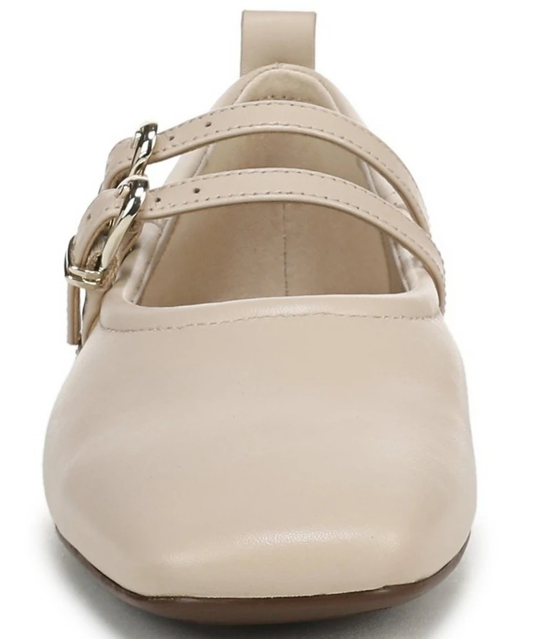 Naturalizer 27 EDIT Dawn Leather Square Toe Mary Jane Flats