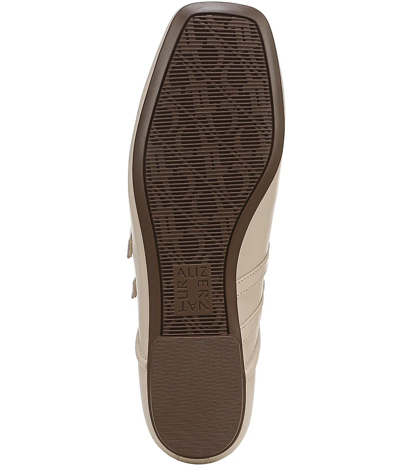 Naturalizer 27 EDIT Dawn Leather Square Toe Mary Jane Flats