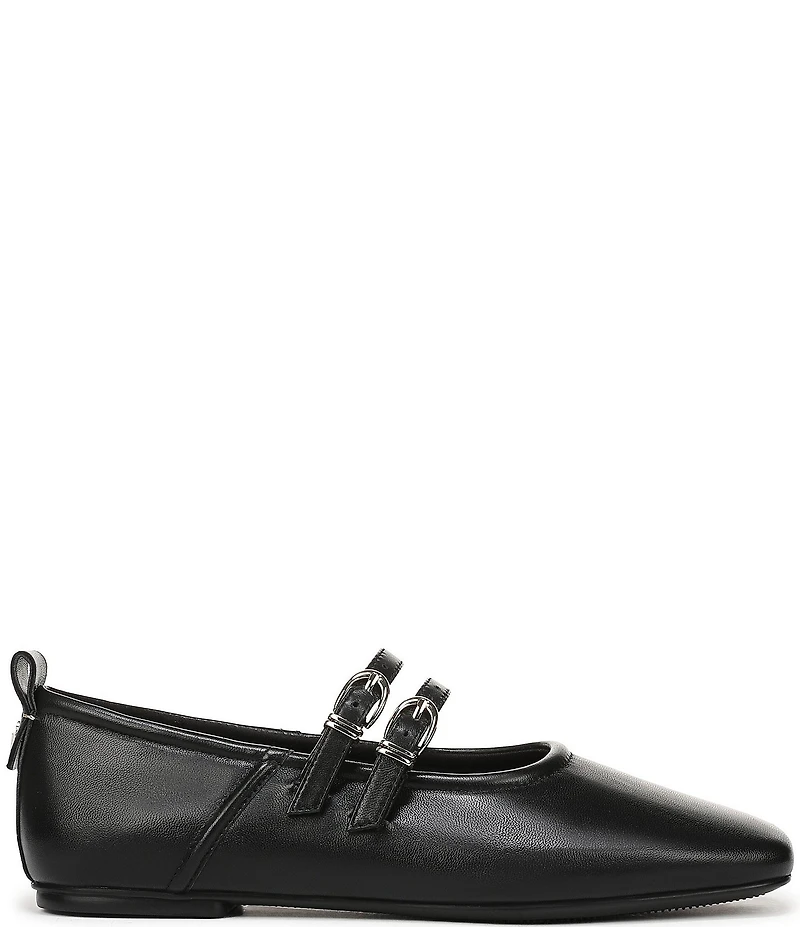 Naturalizer 27 EDIT Dawn Leather Square Toe Mary Jane Flats