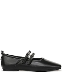 Naturalizer 27 EDIT Dawn Leather Square Toe Mary Jane Flats