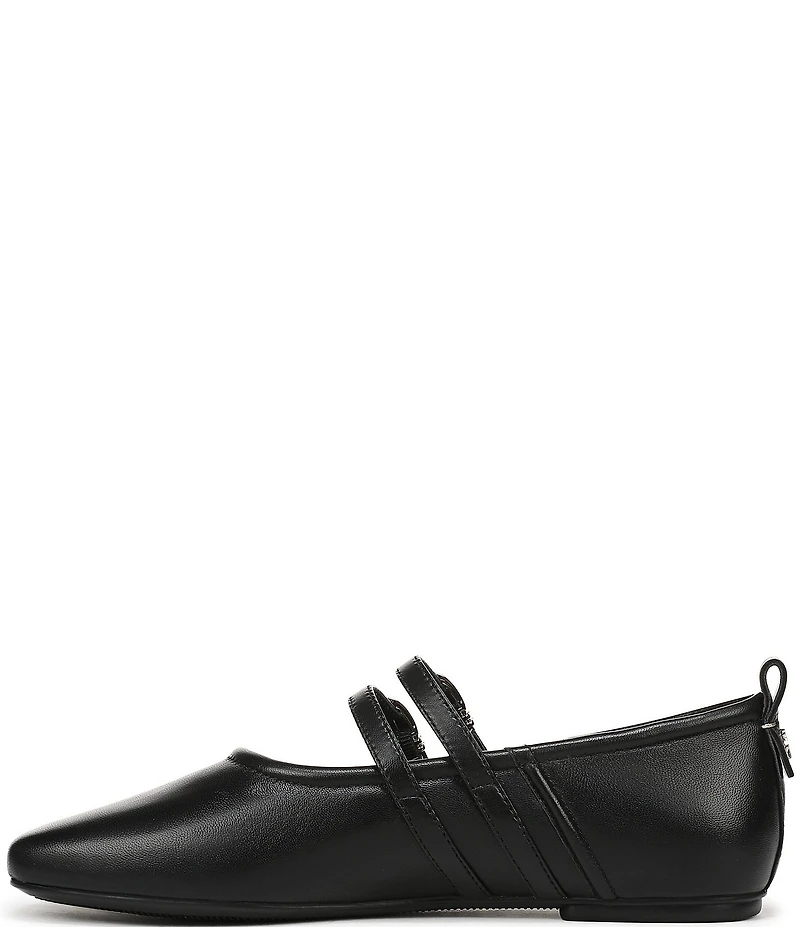 Naturalizer 27 EDIT Dawn Leather Square Toe Mary Jane Flats