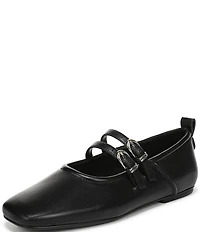 Naturalizer 27 EDIT Dawn Leather Square Toe Mary Jane Flats
