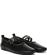 Naturalizer 27 EDIT Dawn Leather Square Toe Mary Jane Flats