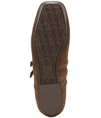 Naturalizer 27 EDIT Dawn Suede Square Toe Mary Jane Flats