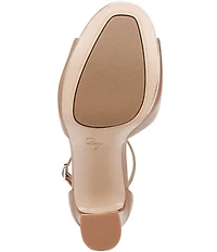 Naturalizer 27 EDIT Delphie Leather Ankle Strap Platform Dress Sandals