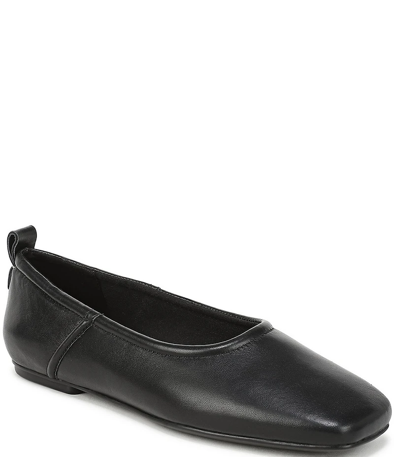Naturalizer 27 EDIT Dream Leather Square Toe Ballet Flats
