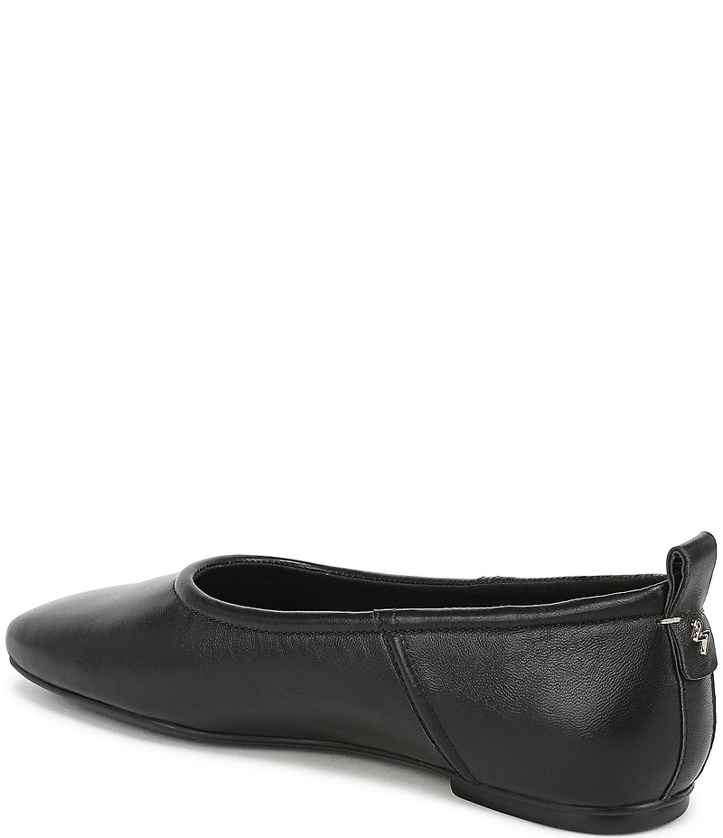 Naturalizer 27 EDIT Dream Leather Square Toe Ballet Flats