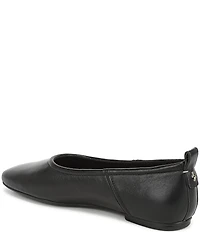 Naturalizer 27 EDIT Dream Leather Square Toe Ballet Flats