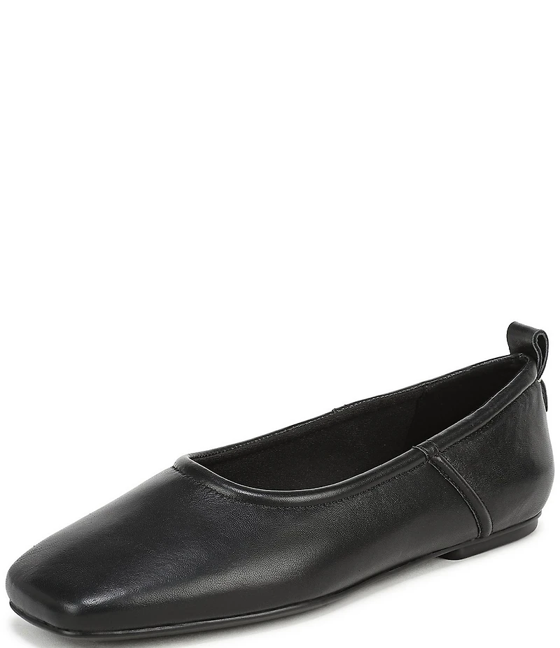 Naturalizer 27 EDIT Dream Leather Square Toe Ballet Flats