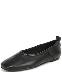 Naturalizer 27 EDIT Dream Leather Square Toe Ballet Flats