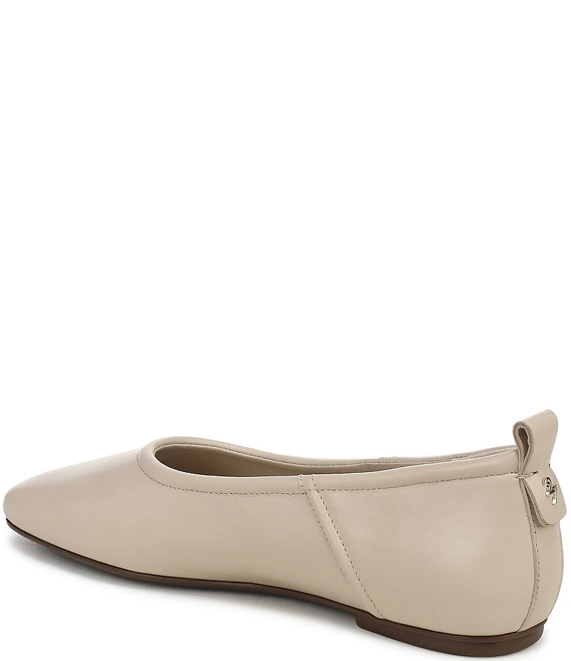 Naturalizer 27 EDIT Dream Leather Square Toe Ballet Flats