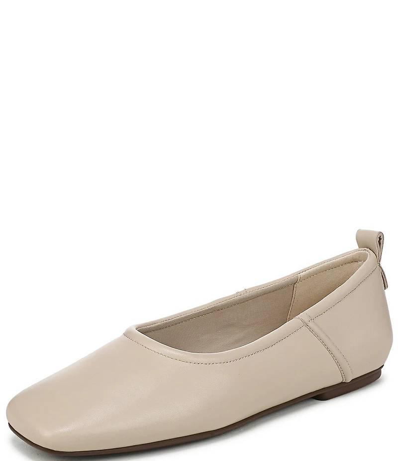 Naturalizer 27 EDIT Dream Leather Square Toe Ballet Flats