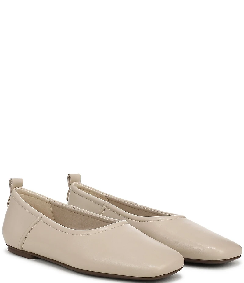 Naturalizer 27 EDIT Dream Leather Square Toe Ballet Flats