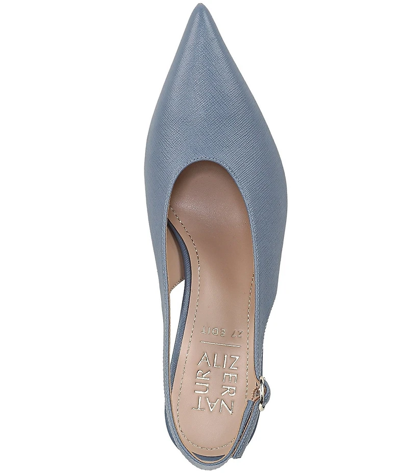 Naturalizer 27 EDIT Elaine Embossed Leather Slingback Dress Heels