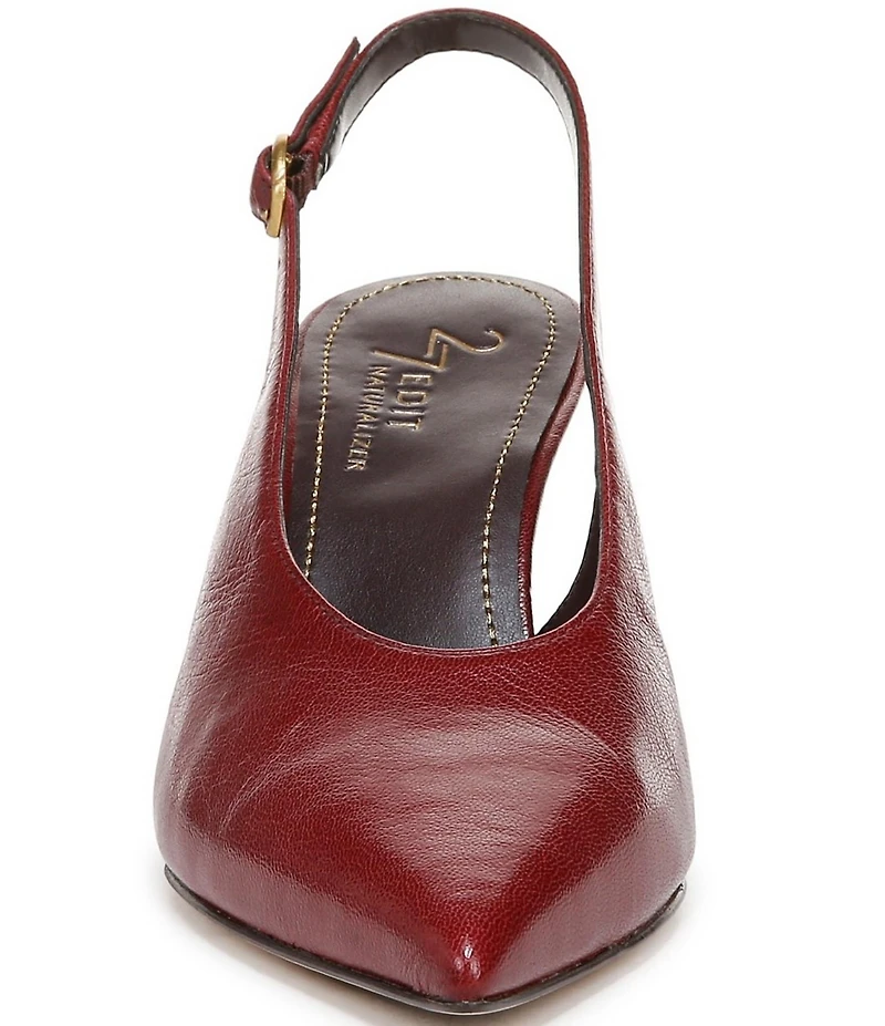 Naturalizer 27 EDIT Elaine Leather Slingback Dress Heels