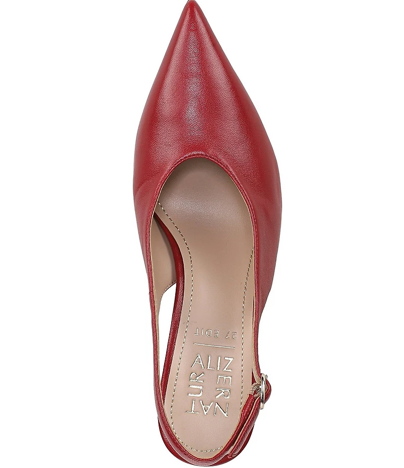 Naturalizer 27 EDIT Elaine Leather Slingback Dress Heels