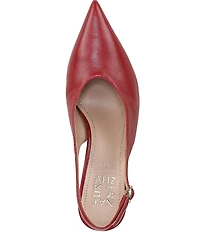 Naturalizer 27 EDIT Elaine Leather Slingback Dress Heels