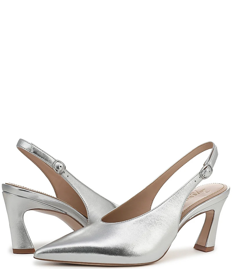 Naturalizer 27 EDIT Elaine Leather Slingback Dress Heels