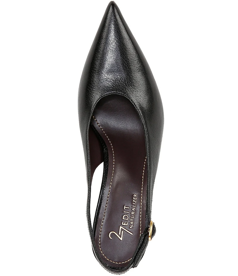 Naturalizer 27 EDIT Elaine Leather Slingback Dress Heels