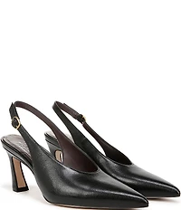 Naturalizer 27 EDIT Elaine Leather Slingback Dress Heels