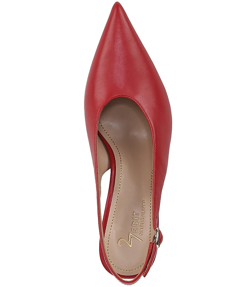 Naturalizer 27 EDIT Elaine Leather Slingback Dress Heels
