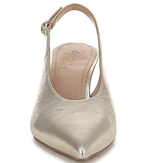 Naturalizer 27 EDIT Elaine Leather Slingback Dress Heels