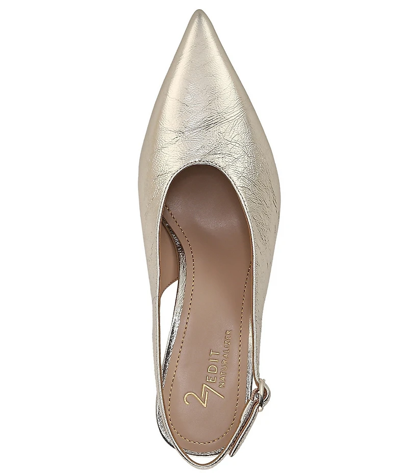 Naturalizer 27 EDIT Elaine Leather Slingback Dress Heels