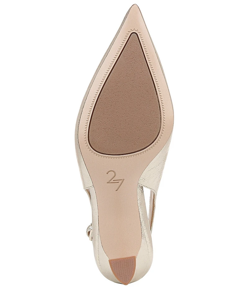 Naturalizer 27 EDIT Elaine Leather Slingback Dress Heels