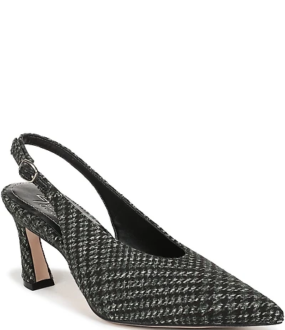Naturalizer 27 EDIT Elaine Plaid Slingback Dress Pumps