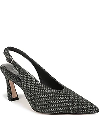 Naturalizer 27 EDIT Elaine Plaid Slingback Dress Pumps